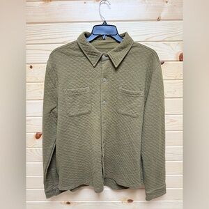 Goodfellow & Co Olive Quilted Shirt Jacket